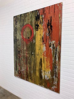 Gemälde in Mischtechnik auf Karton