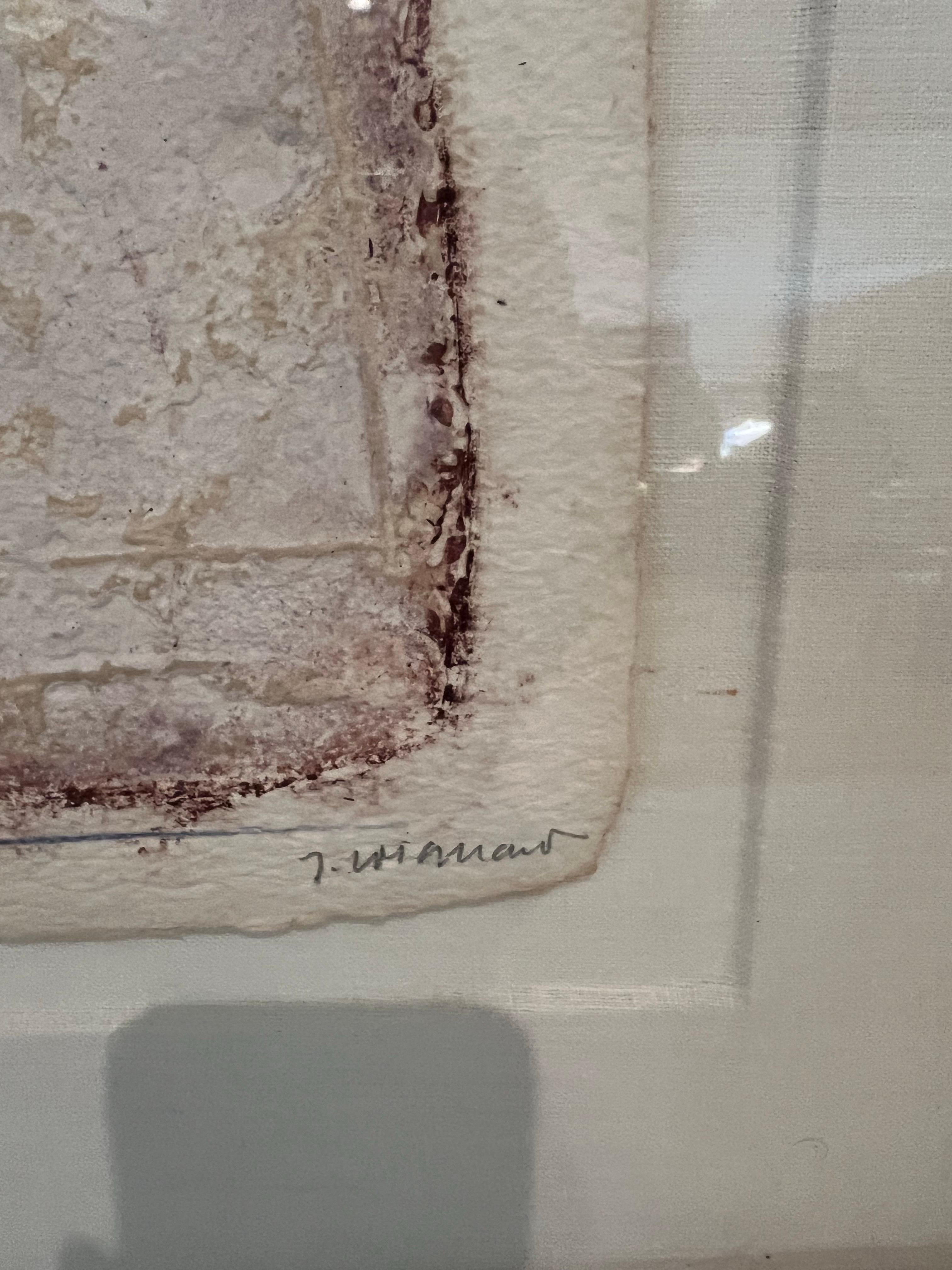 Gemischte Medien Signierte und nummerierte Carborundum-Radierung von James Coignard 34/75 (Französisch) im Angebot