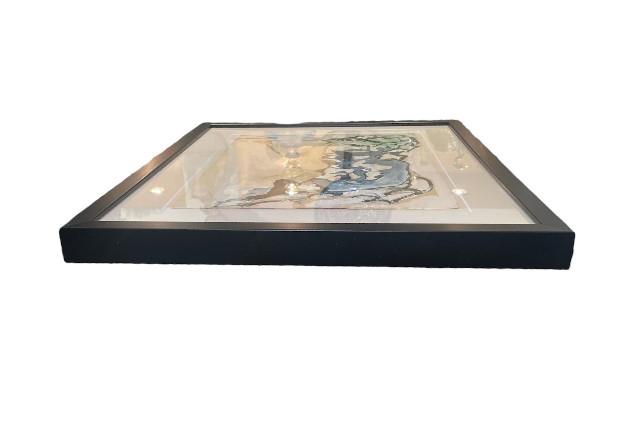 Mixed Medium Modern Painting By Salvador Benitez For Sale 1