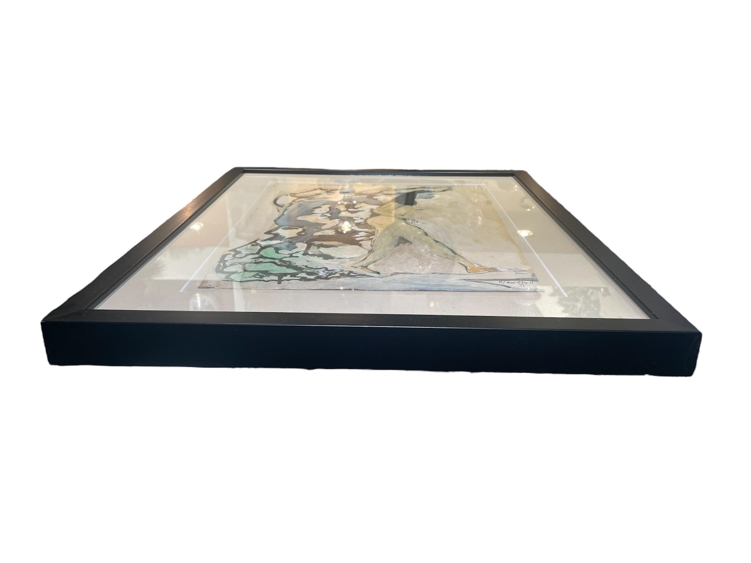 Mixed Medium Modern Painting By Salvador Benitez For Sale 2