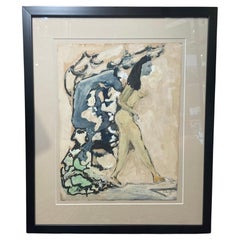 Mixed Medium Modernes Gemälde von Salvador Benitez