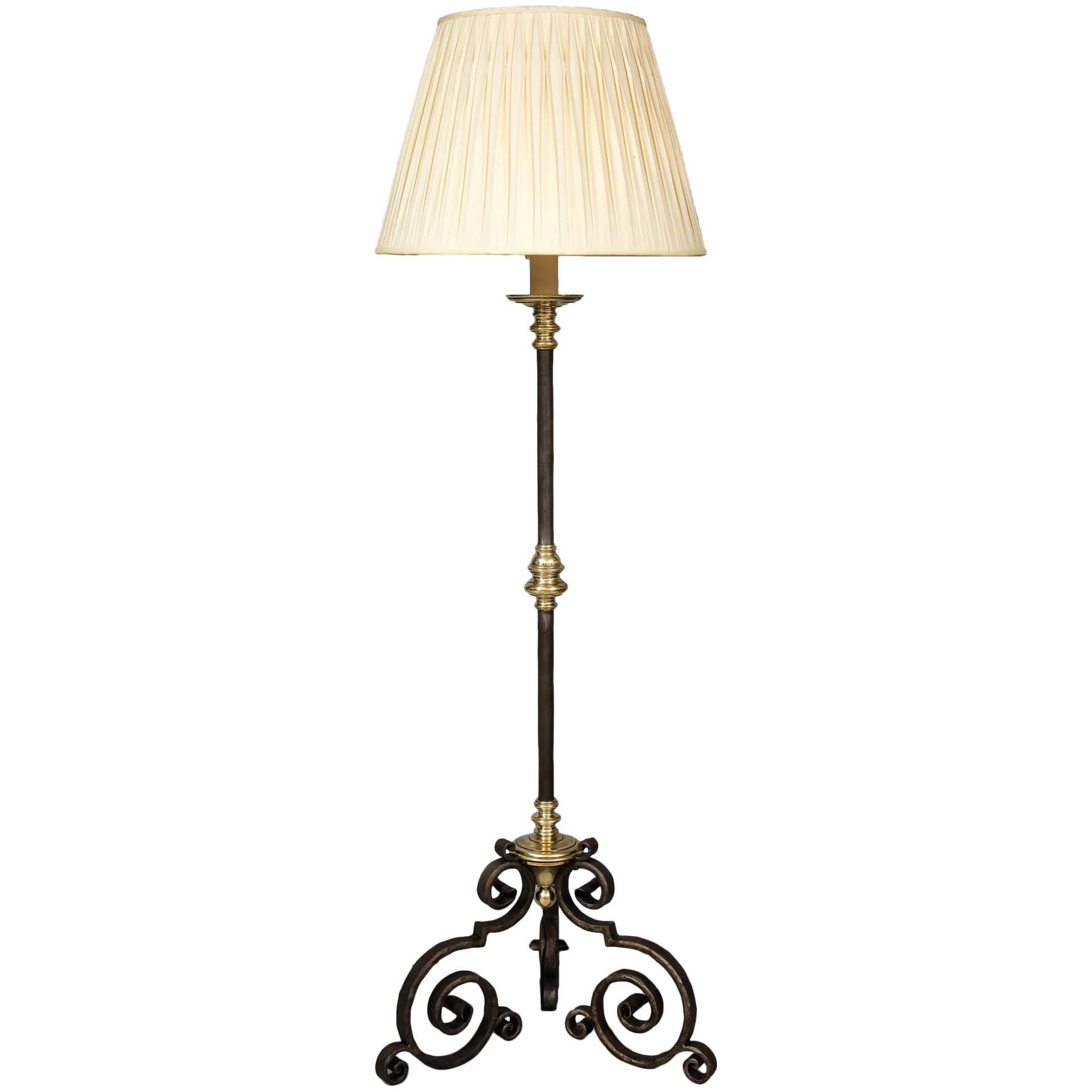 Mixed Metal Floor Lamp