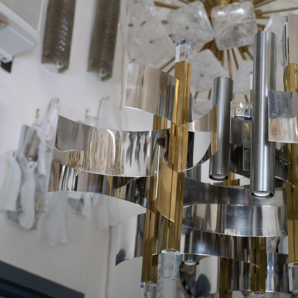 Metà XX secolo Lampadario 