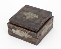 Mixed Metal Patchwork Box by Paul Evans