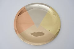 Mixed-Metal Round Tray