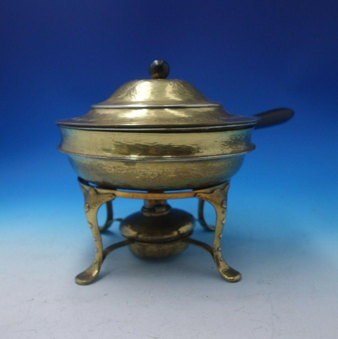 Mixed Metals by Tiffany and Co Sterling Silver Chafing Dish w/Underplate (#5083) For Sale 2