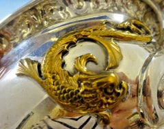 Mixed Metals by Tiffany & Co. Sterling Gravy Boat with Applied Copper Fish
