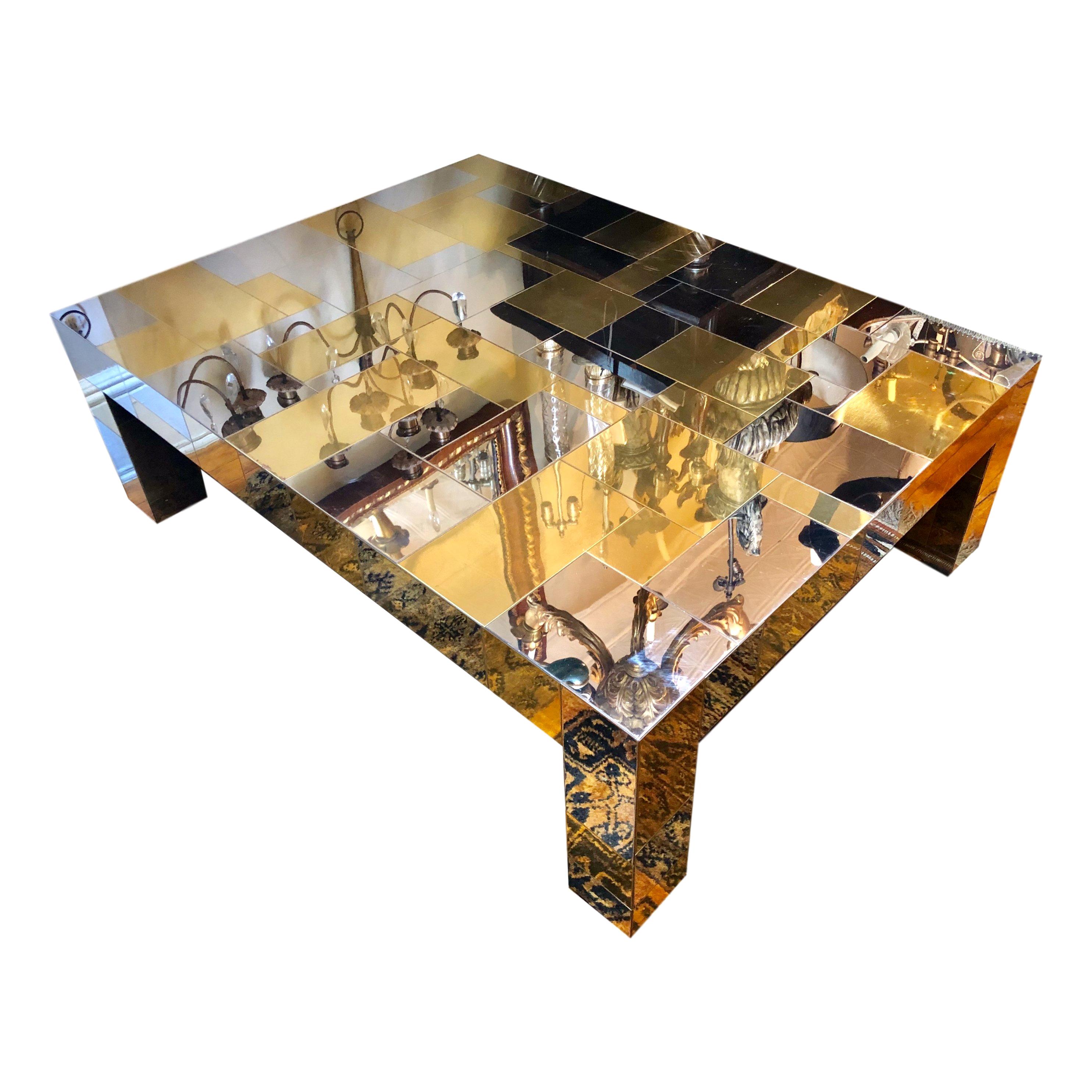 Mixed Metals Coffee Table