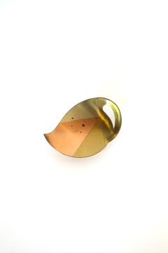 Mixed Metals Jewelry Dish from Mexico