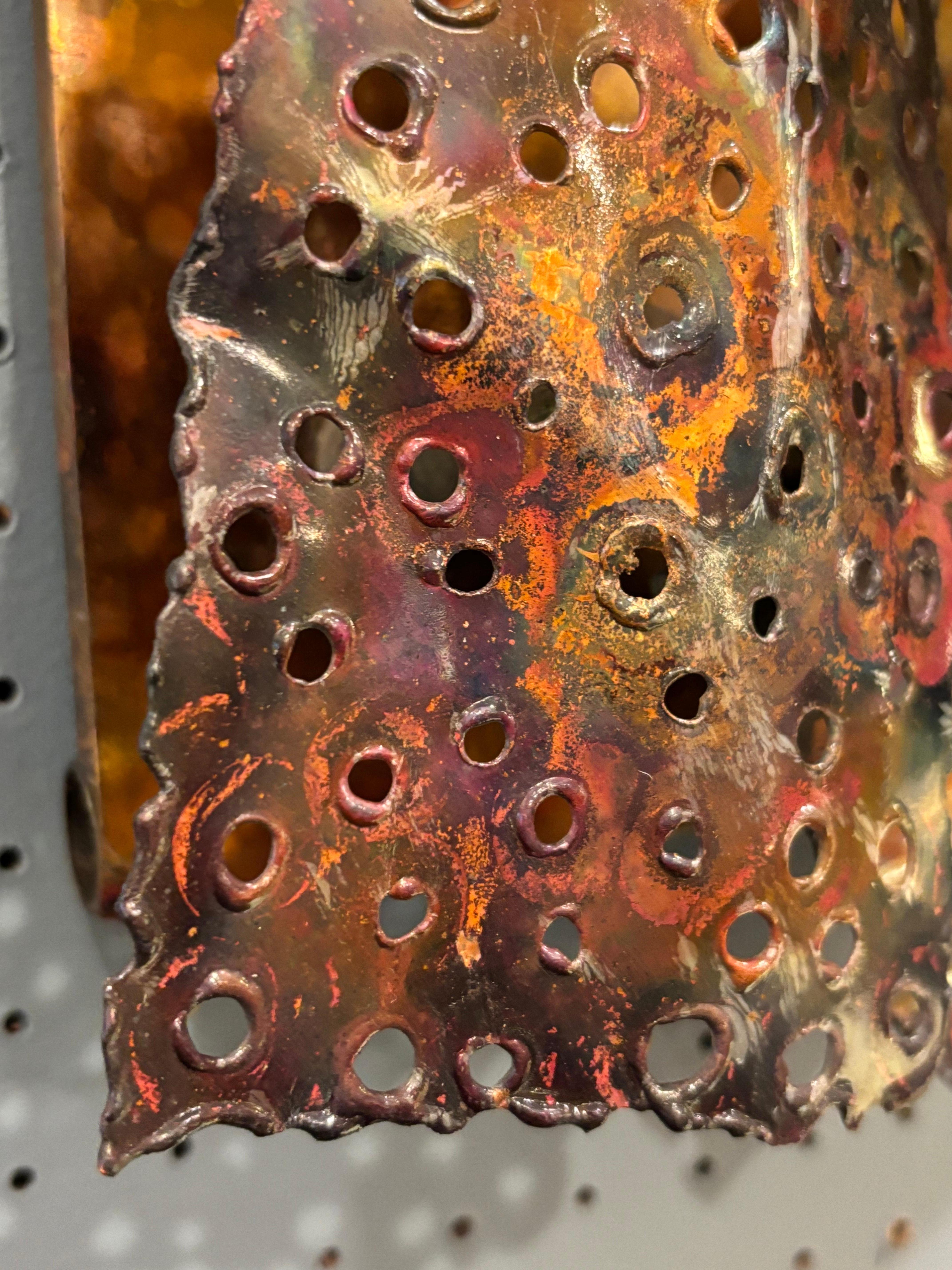 Mixed Metals Welded Wall Sculpture 1