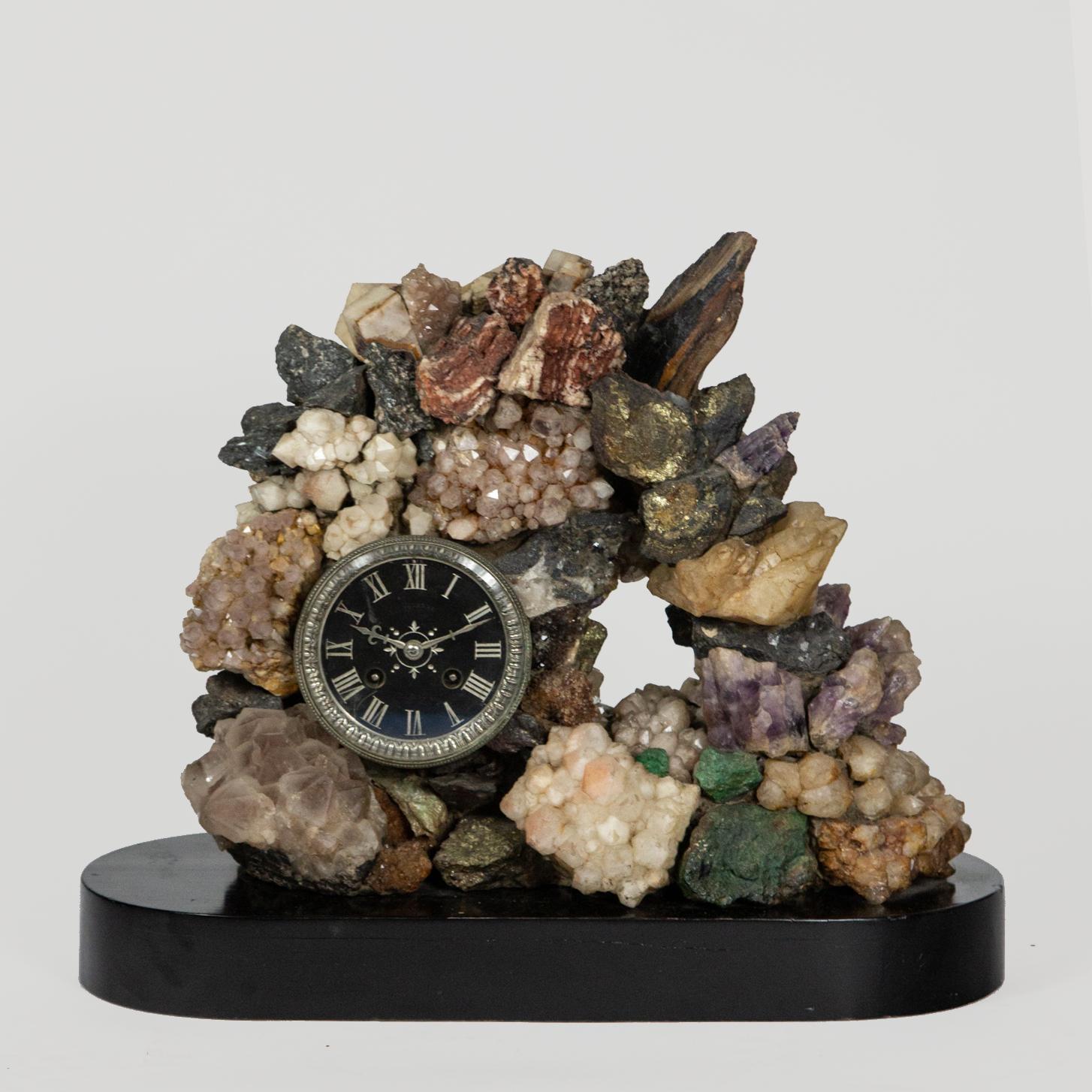 Mixed Mineral Clock with Key 2