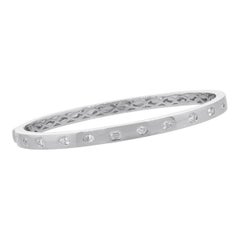 Mixed Shapes Diamond Bangle