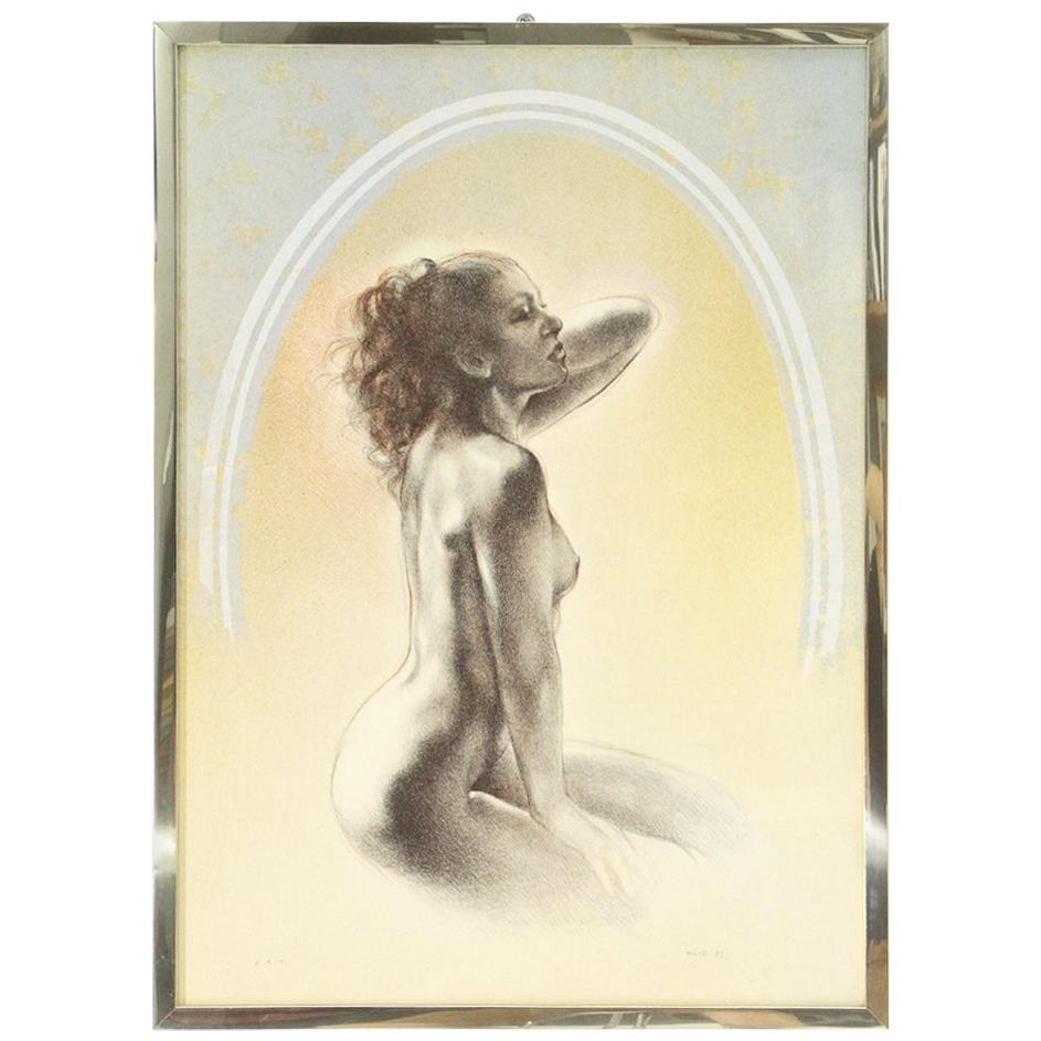 Mixed Technique on Paper, Artist's Proofs by Giampaolo Parini, 1980s For Sale