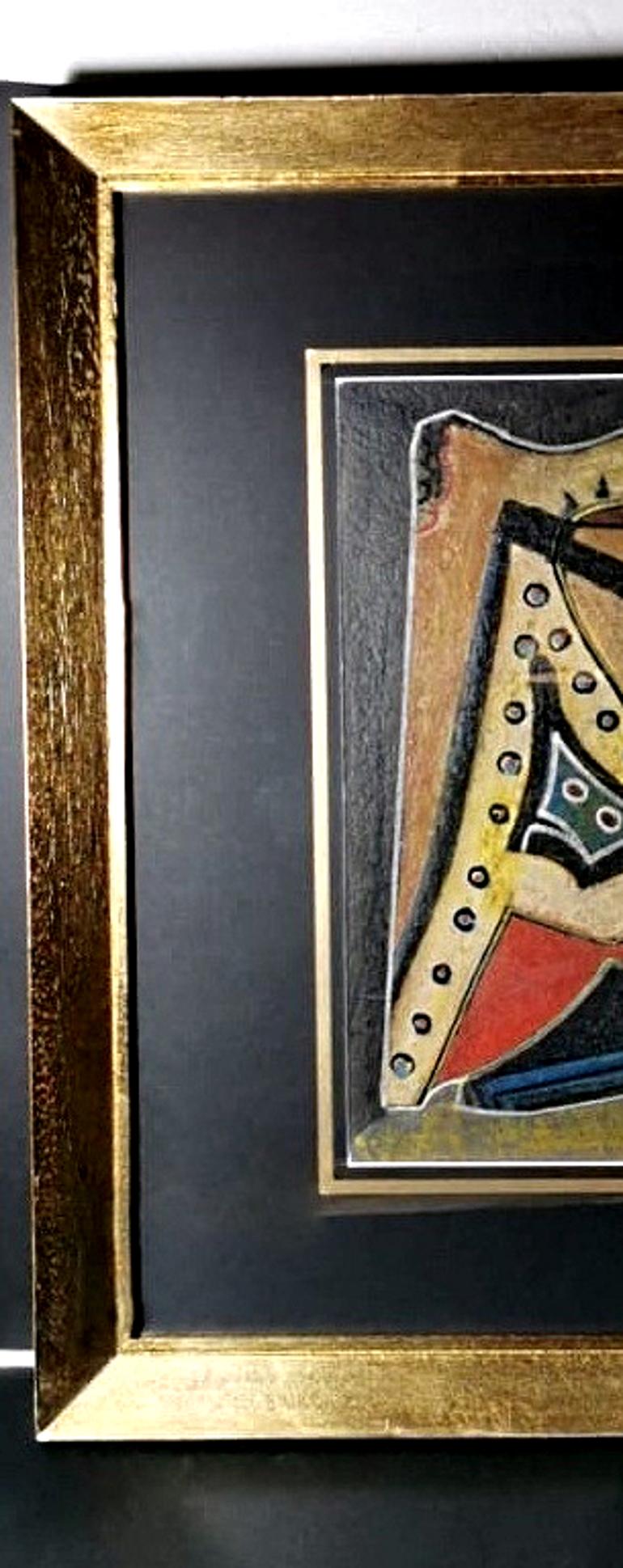 Tecnica mista Costruttivismo russo Immagine su cartone in vendita 5