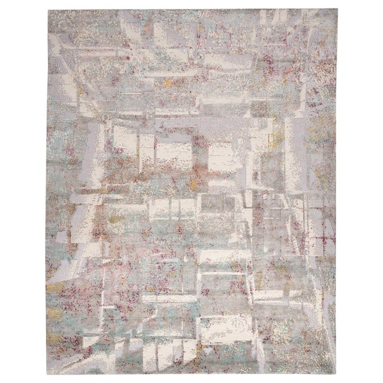 Technics Rug Mixed Techniques Rug For Sale at 1stDibs