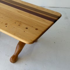 Tavolo da pranzo scultoreo intarsiato in legno misto di Steven Spiro