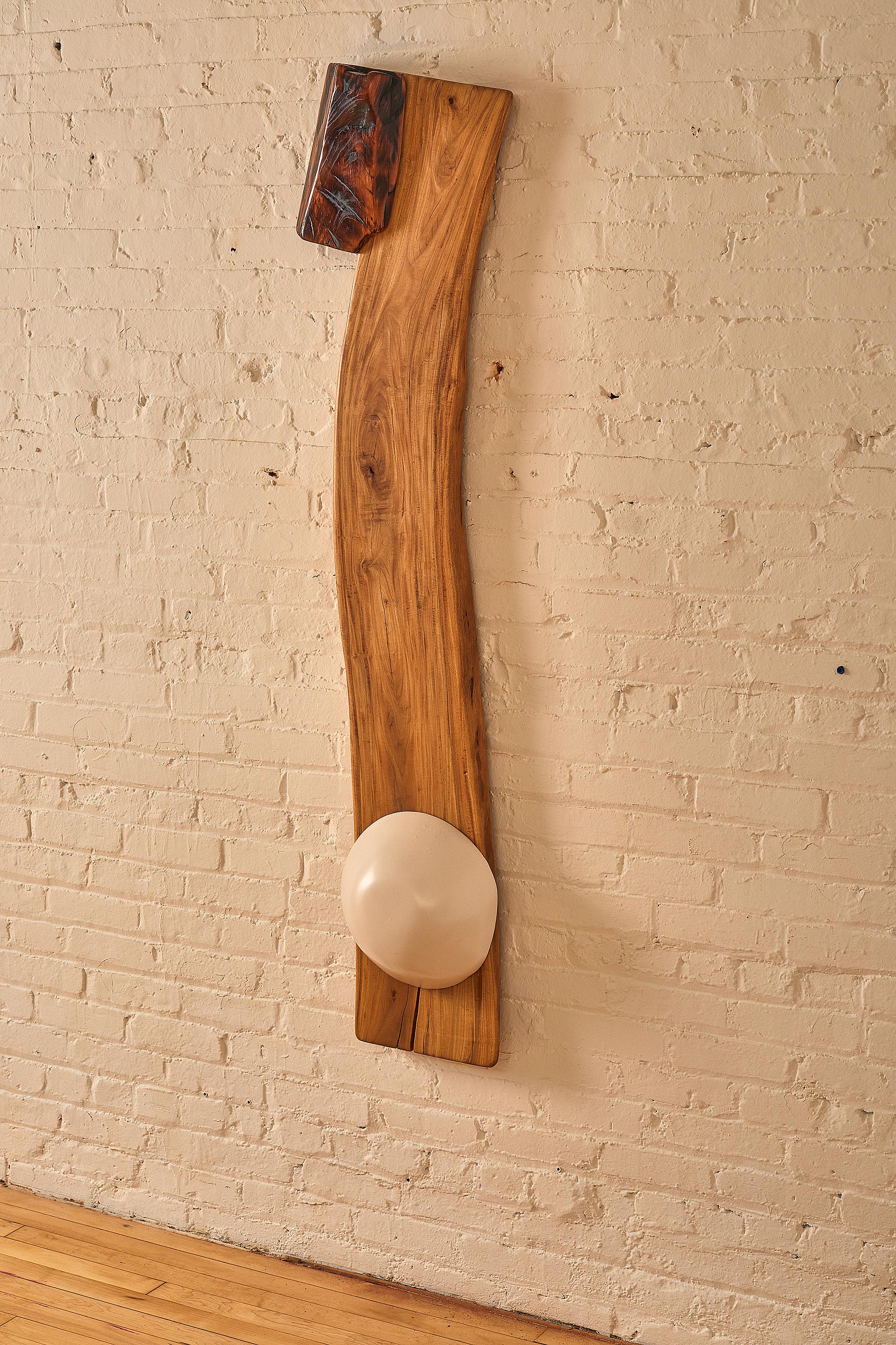 Mixed Wood Wall Sculpture by the Somerset House In Good Condition For Sale In Long Island City, NY