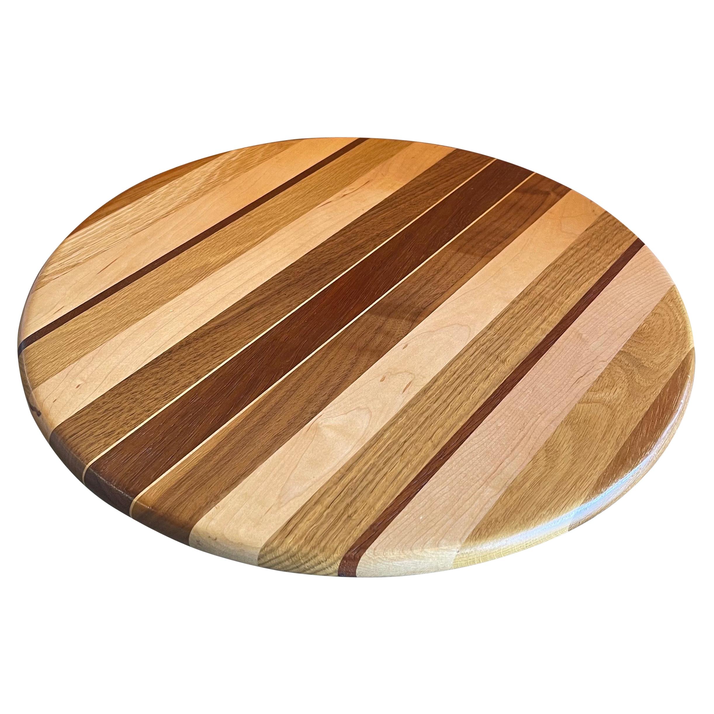 Bandeja Lazy Susan de madera mixta de David Levy