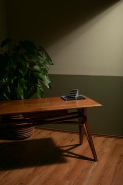 Mixquic 140 Tropical Hardwood Desk, Contemporary Mexican Design