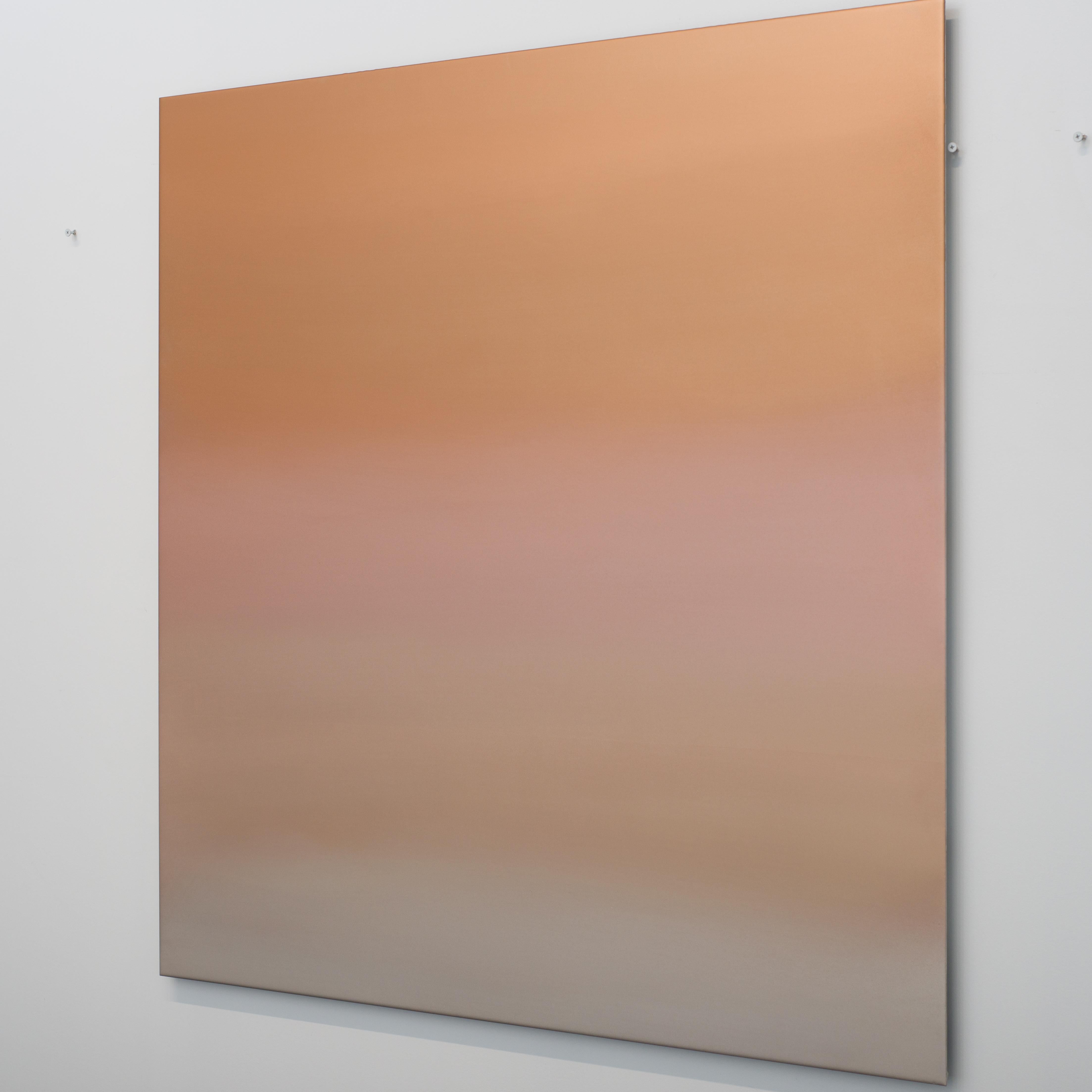 Faint Orange Brown Pink 2.20.4.4.1.M.1.2.3.G.14 - Contemporary Mixed Media Art by Miya Ando
