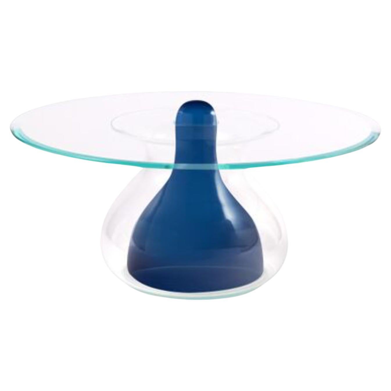 Miya Low Side Table in blown glass by Elena Salmistraro for Cappellini