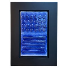 Miyanaga Rikichi, Miyanaga Tozan III, Porcelain plaque, The Blue Corridor, 1992