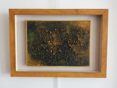 "Work" Abstract Postwar Avant-Garde, Oil on canvas
