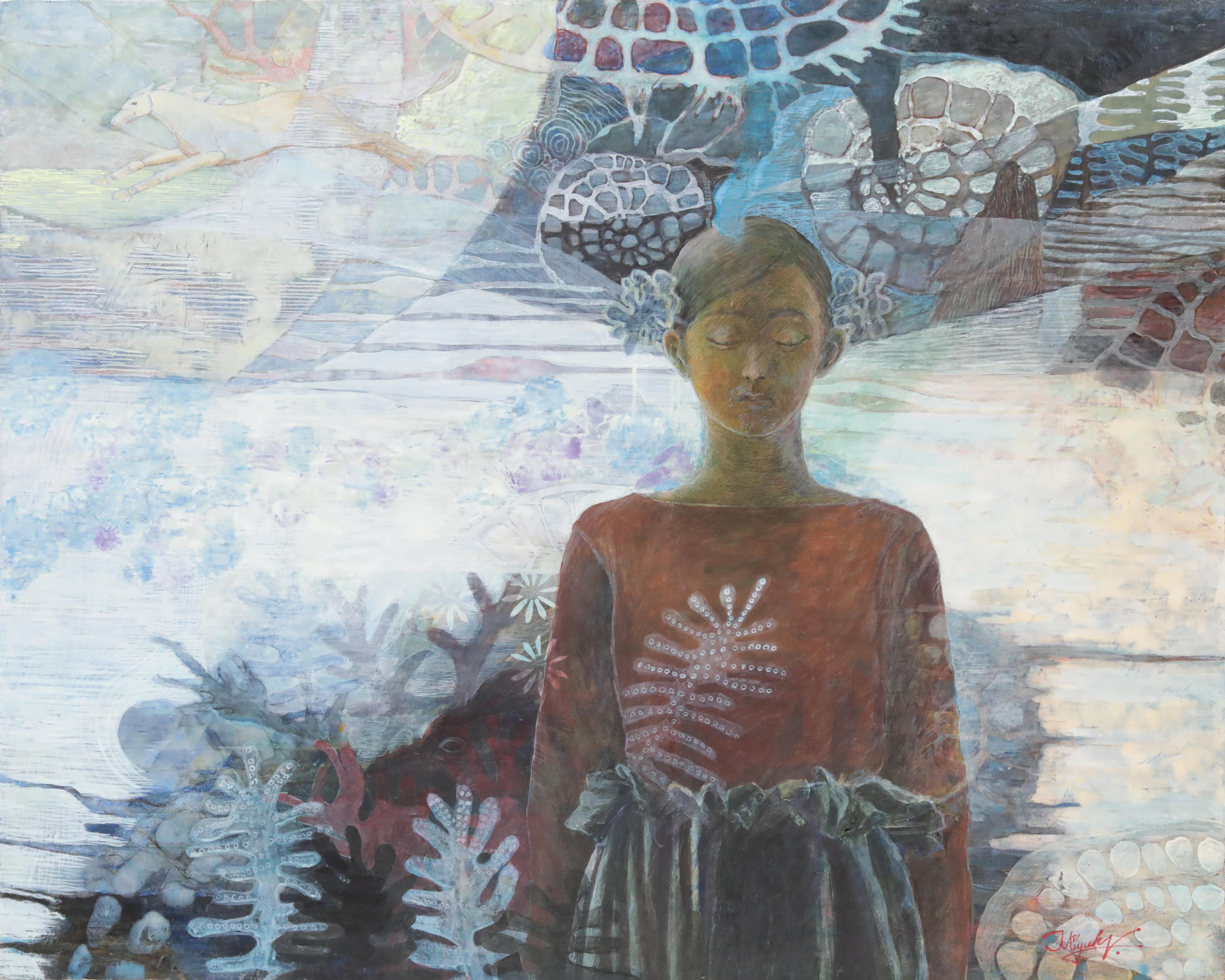 Japanese Contemporary Art by Miyuki Takanashi - The Day to go to the Forest