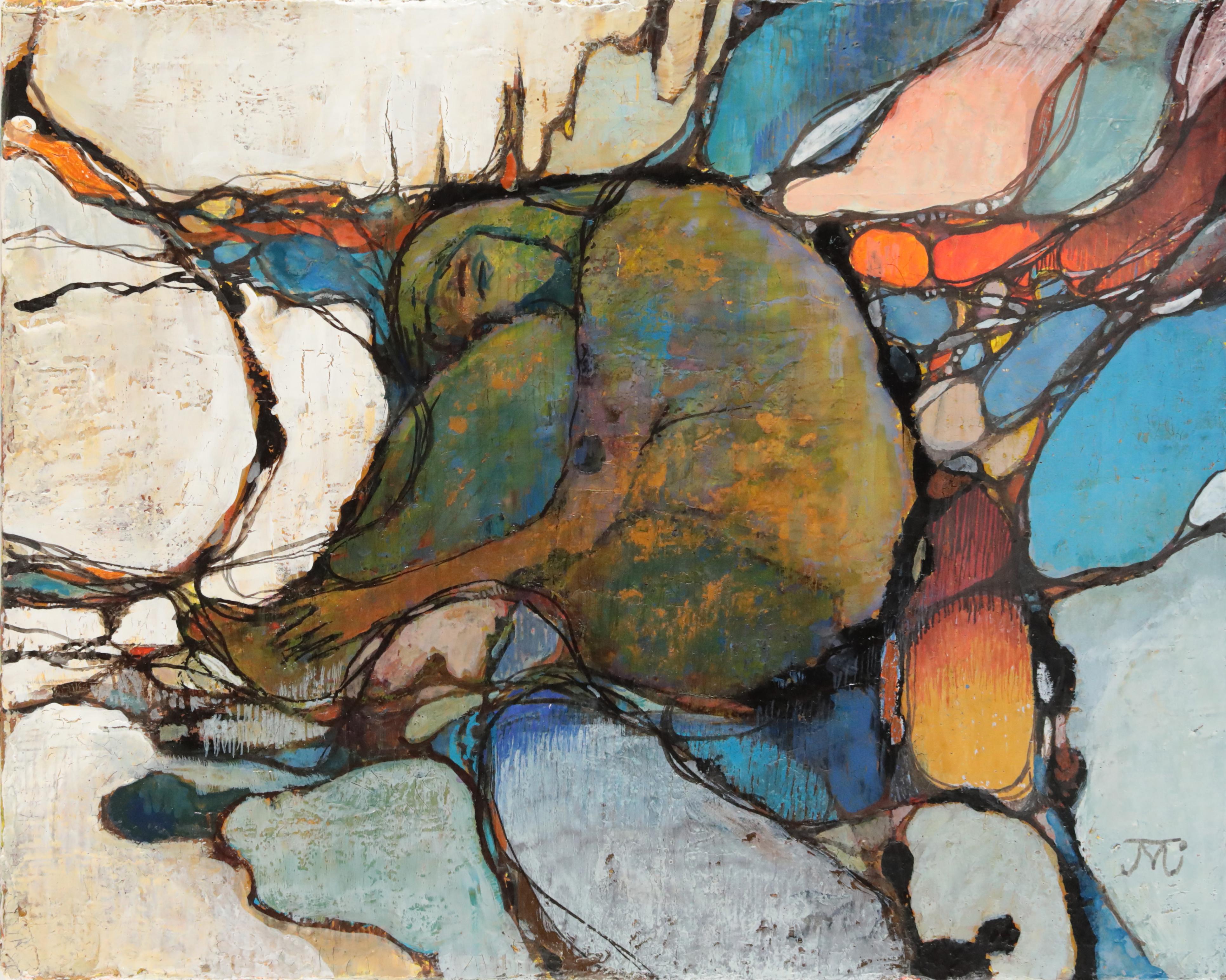 Technique mixte (acrylique, gouache, huile) sur toile

Miyuki Takanashi est une artiste japonaise née en 1961 qui vit et travaille à Sapporo au Japon. Elle est diplômée de l'université d'éducation d'Hokkaido Iwamizawa dans la section