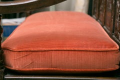 Mizner Mediterranean Revival Hand-Carved Bench