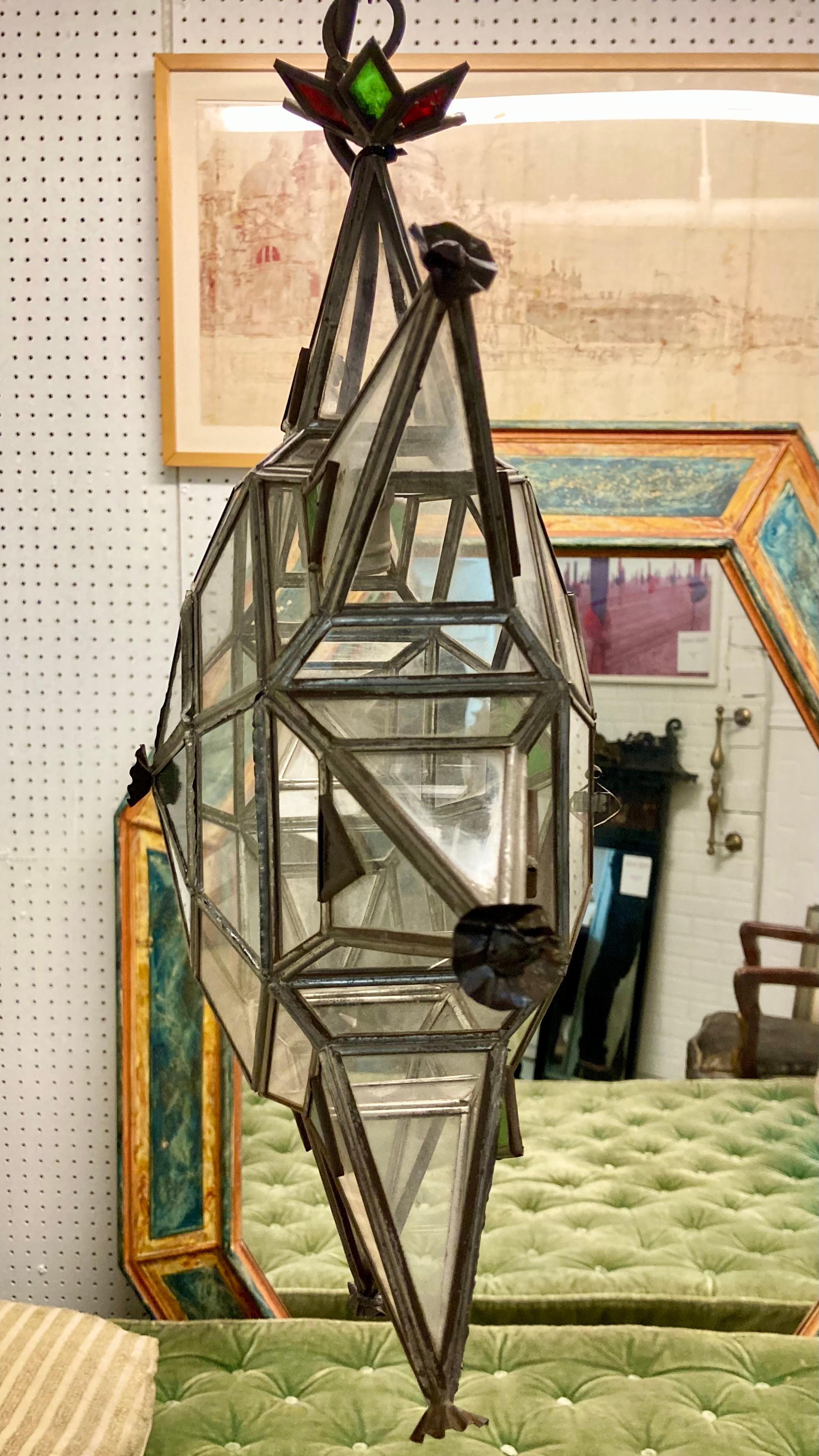 Mizner Style Star Hanging Fixture For Sale 2