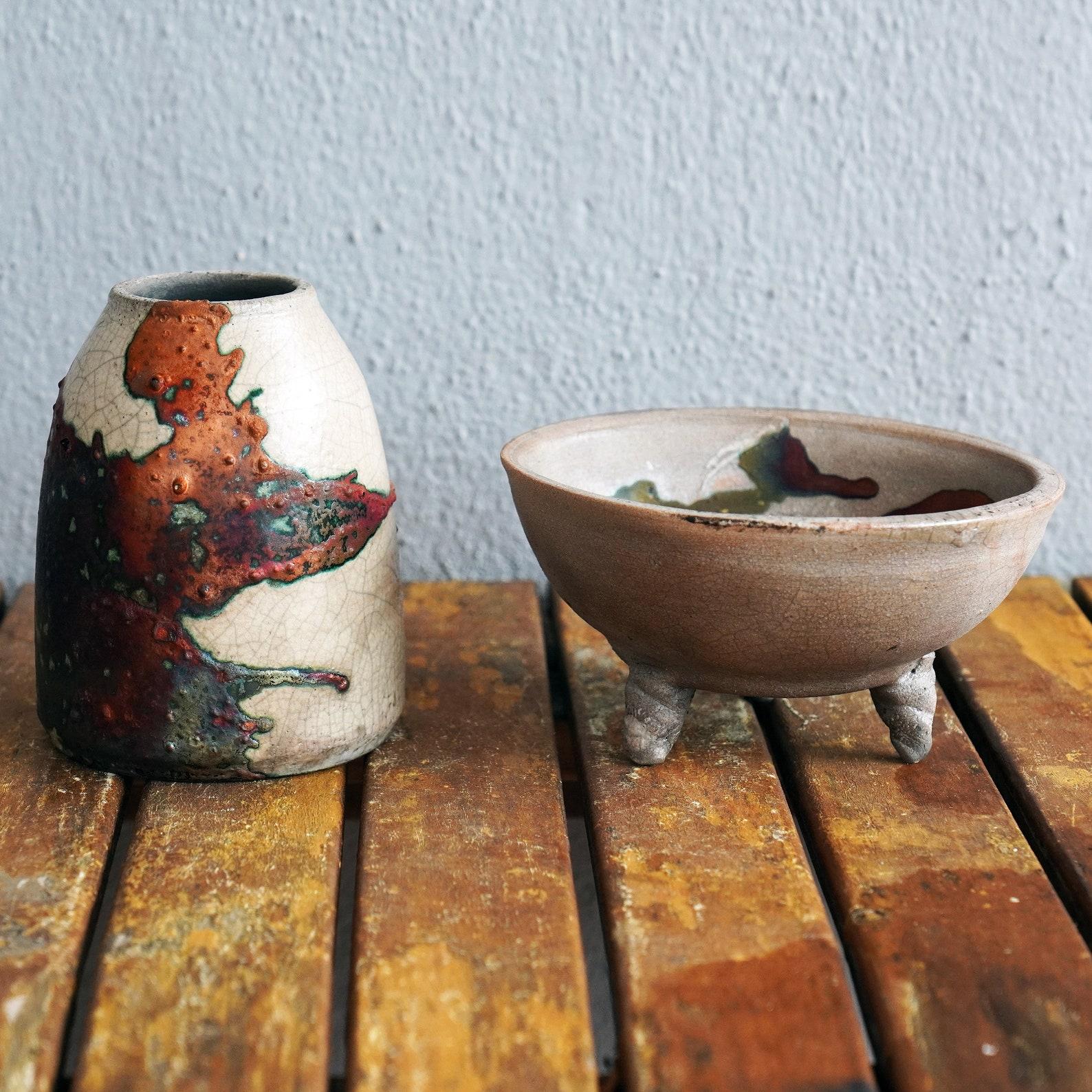 raku pottery artists