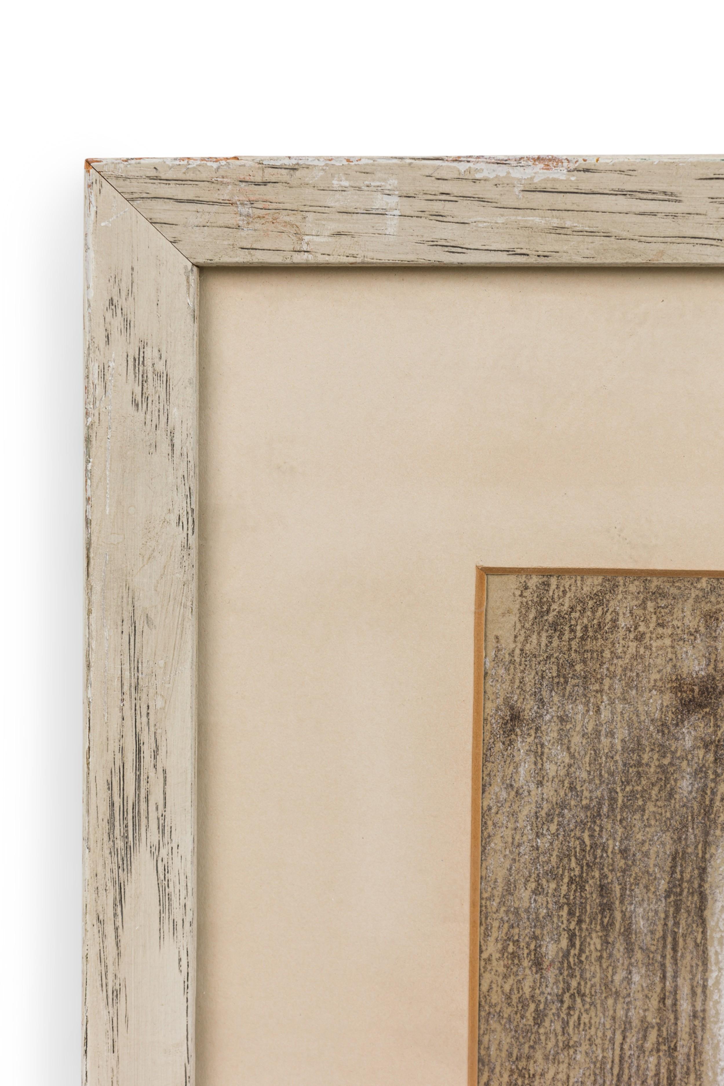 Moderne M&M. Goerke Contemporary American Abstract Women in Mourning Charcoal and Pastel (Femmes en deuil au fusain et au pastel) en vente