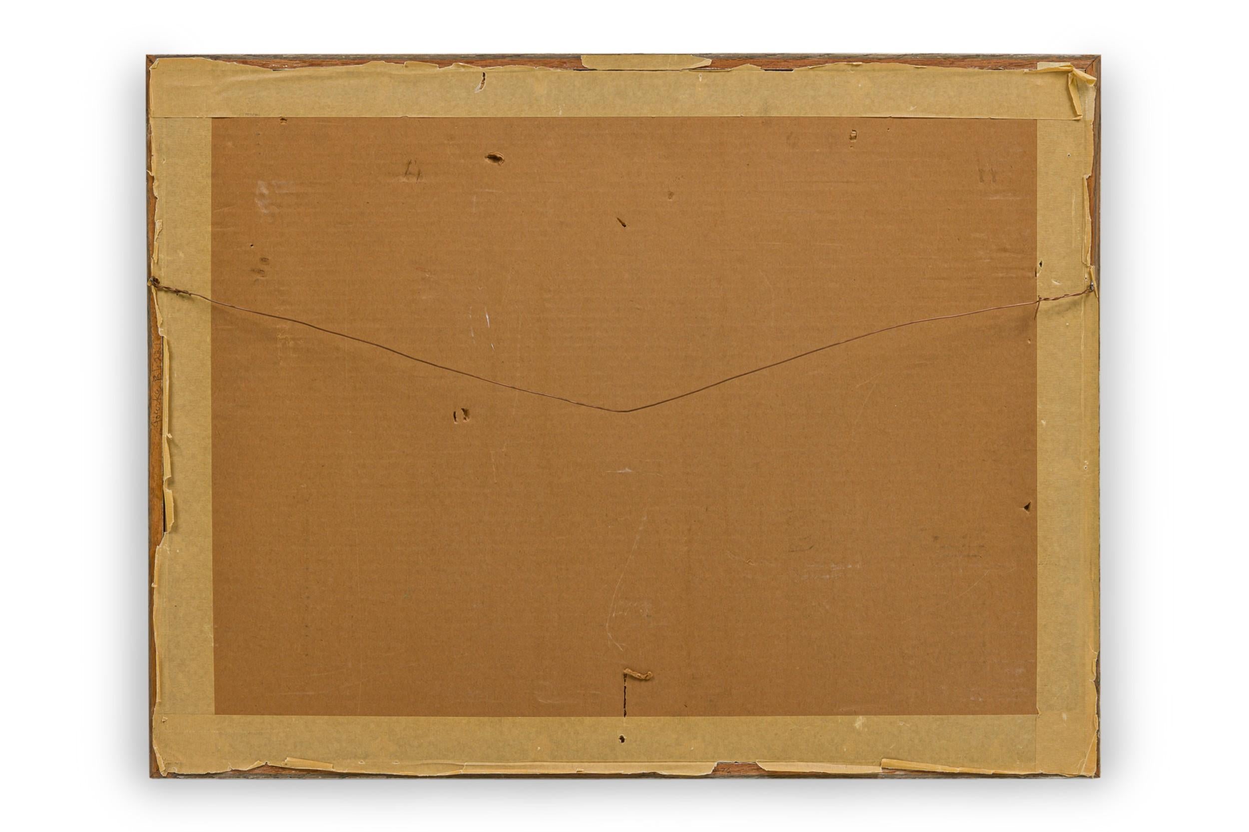 20ième siècle M&M. Goerke Contemporary American Abstract Women in Mourning Charcoal and Pastel (Femmes en deuil au fusain et au pastel) en vente