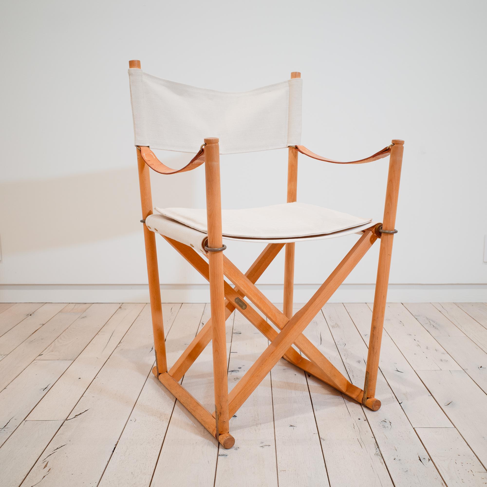 Mk-16 Folding Safari Chairs by Mogens Koch (Denmark) For Sale 13