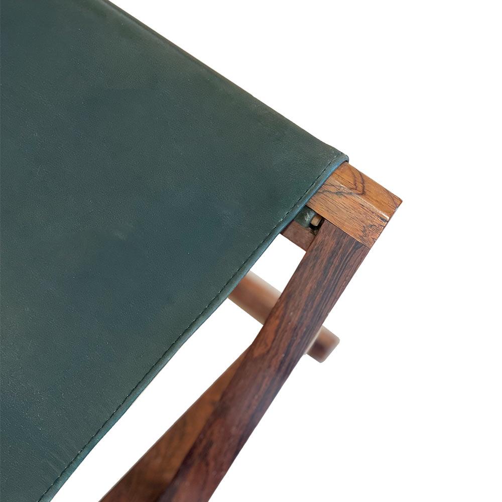 Danish MK 30 folding stool by Mogens Koch, design 1960's