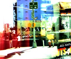 Nuts4Nuts, Abstract color film photography of urban New York City street scene
