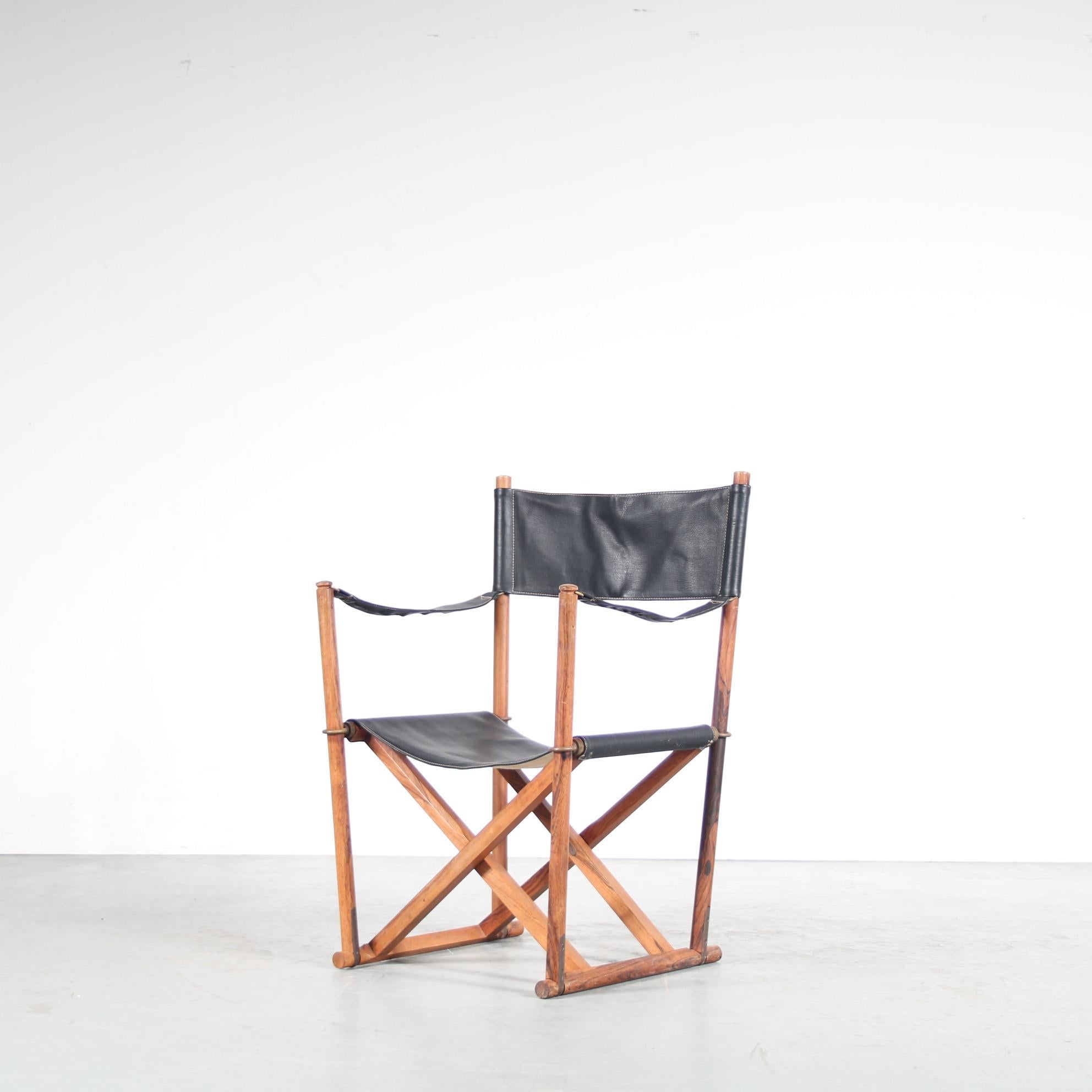 “MK16” Safari Chairs by Mogens, Denmark, 1930 In Good Condition In Amsterdam, NL