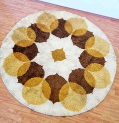 Mid Century Modern Hojer Export Wilton Rug, Denmark 70s