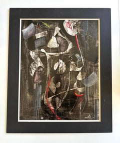 Symphony, Abstract Figurative, Original Painting, Acrylic Paper