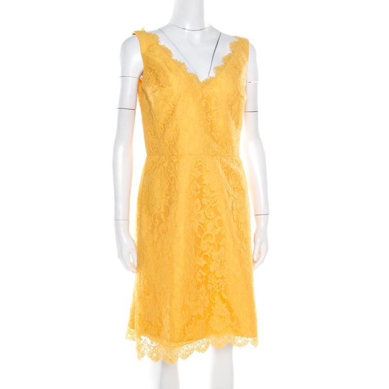 monique lhuillier yellow dress