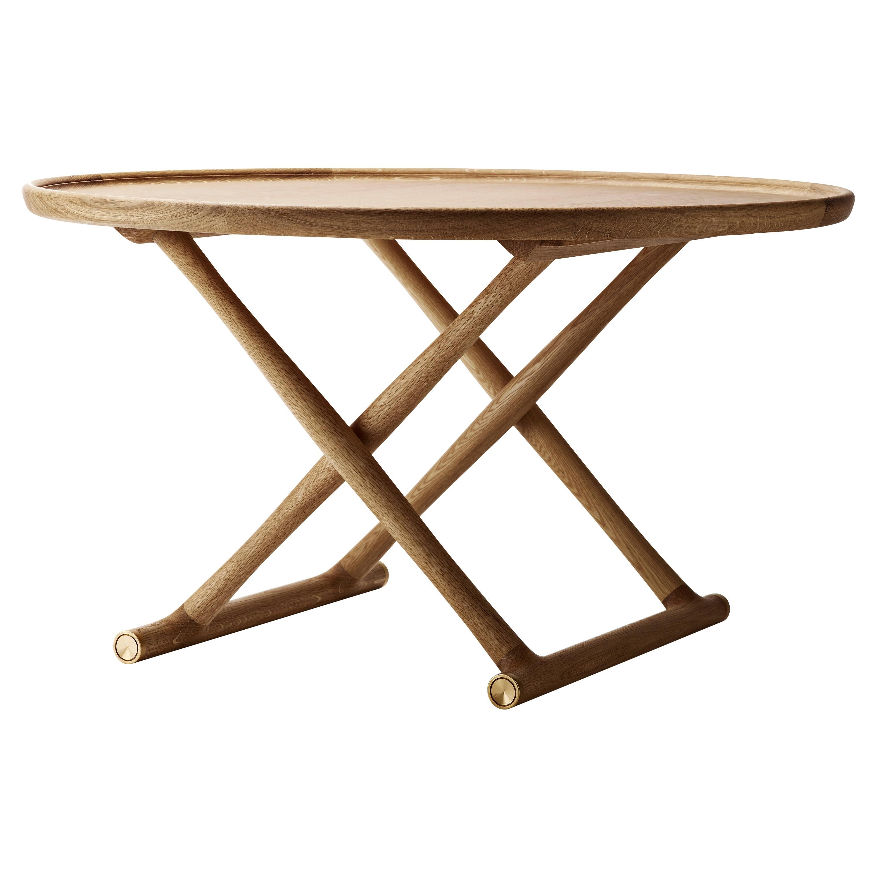 Brown (Oak Oil) ML10097 Large Egyptian Table in Wood by Mogens Lassen