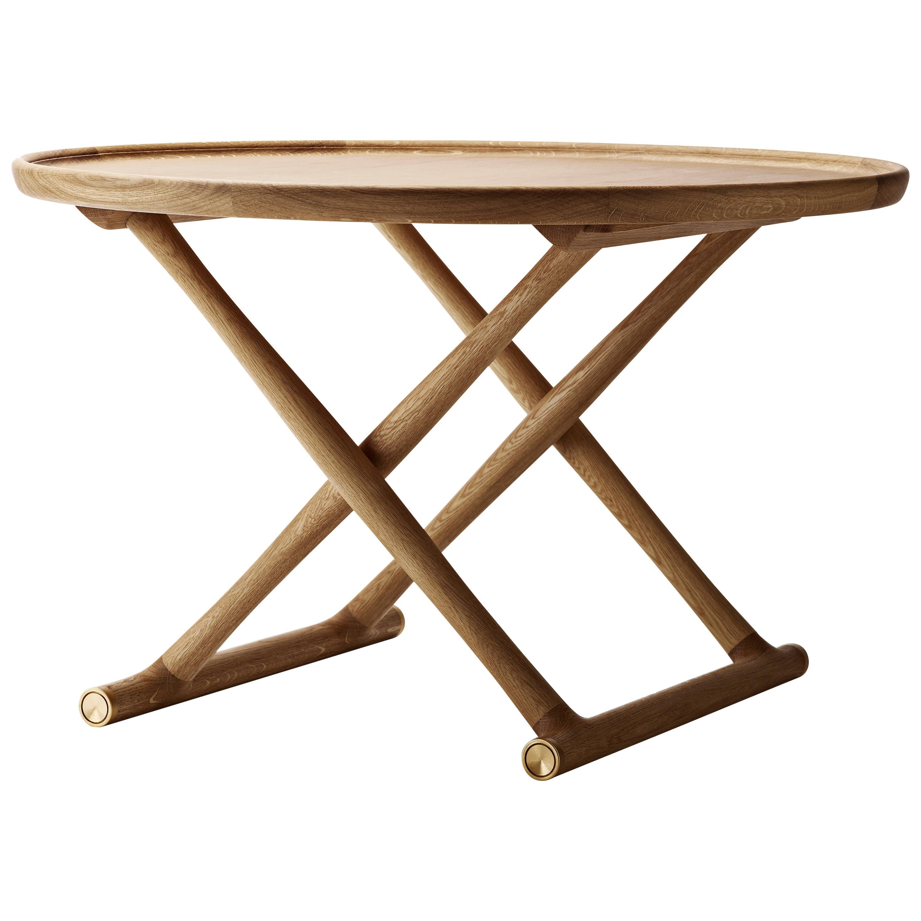 Brown (Oak Oil) ML10097 Small Egyptian Table in Wood by Mogens Lassen