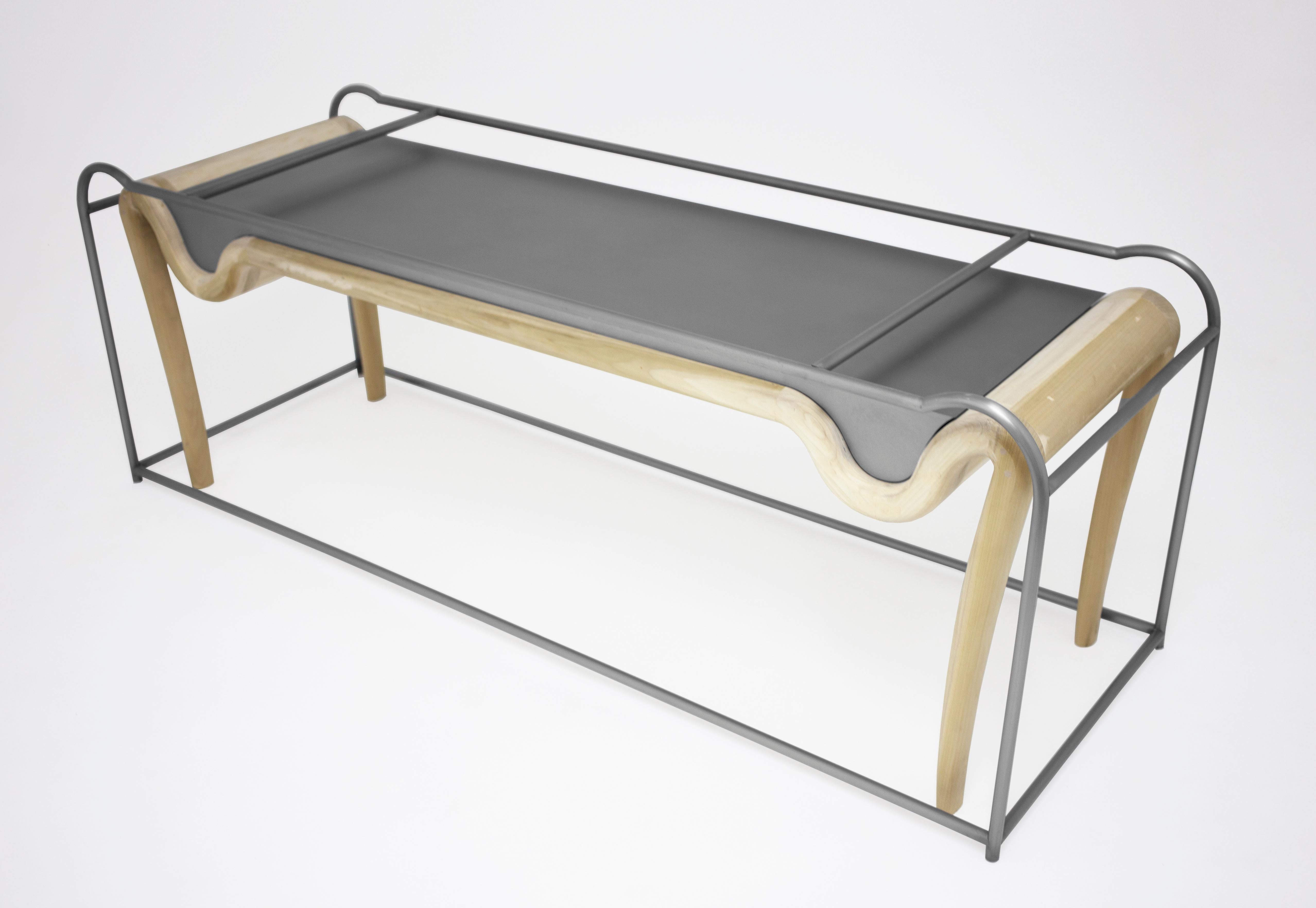 Material Lust [American, b.1981-1986]
ML19002, 2019
Shown in wood, steel and latex 
Measures: 26