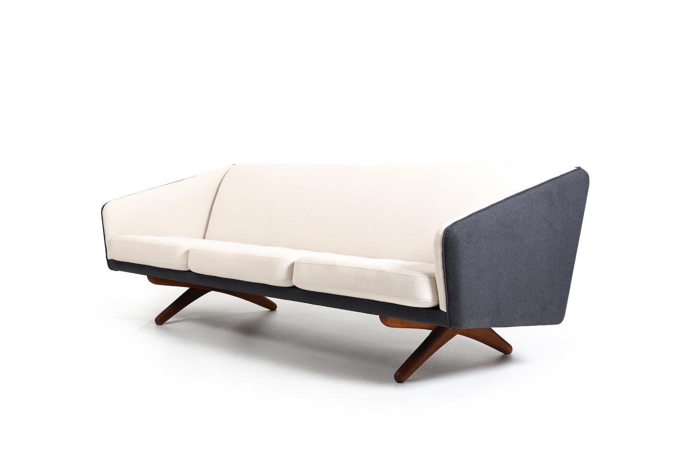 Danish ML90 Sofa by Illum Wikkelsø 1950s / New Upholstered