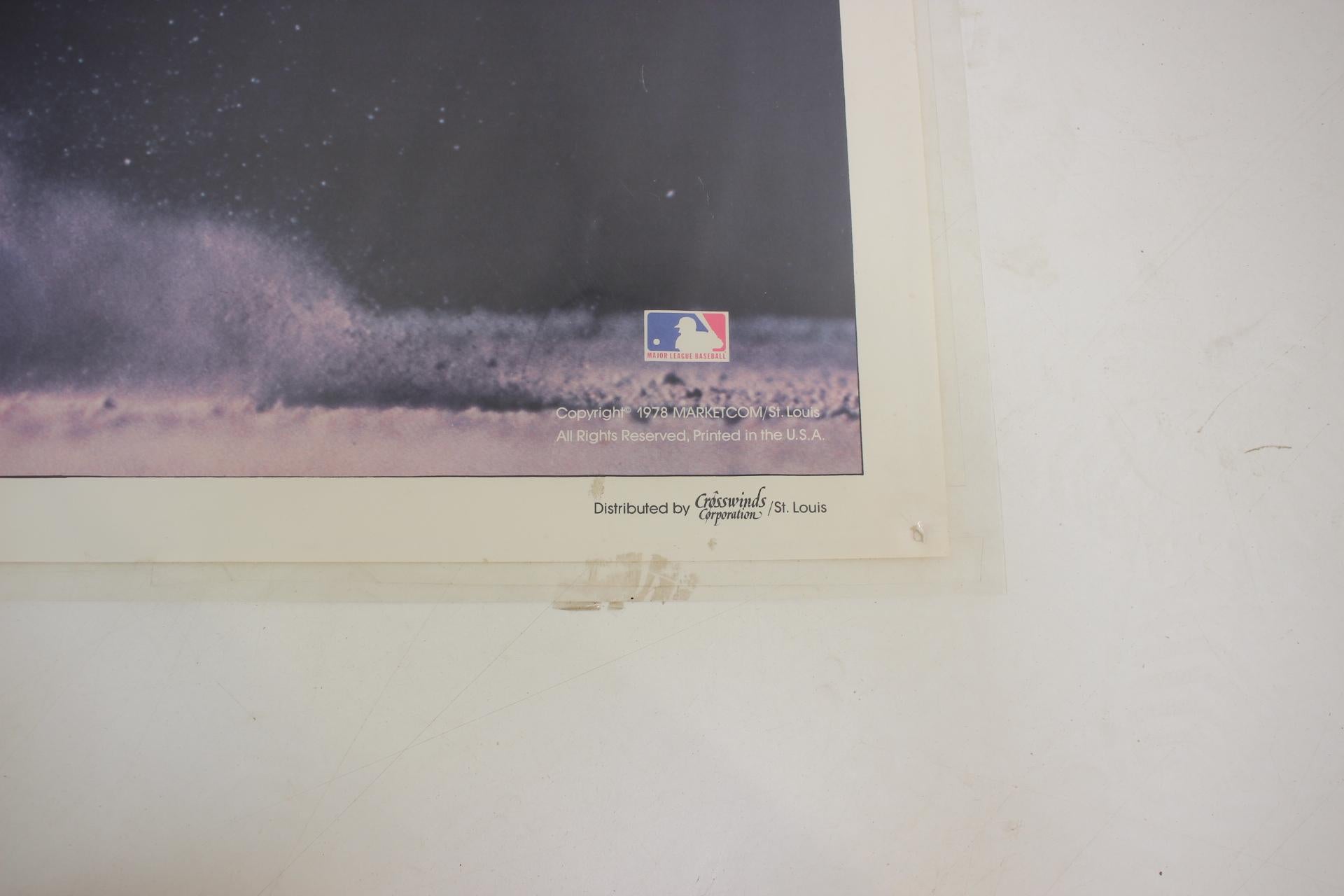 Fin du 20e siècle Affiche MLB, Rick Burleson, 1978, États-Unis d'Amérique en vente
