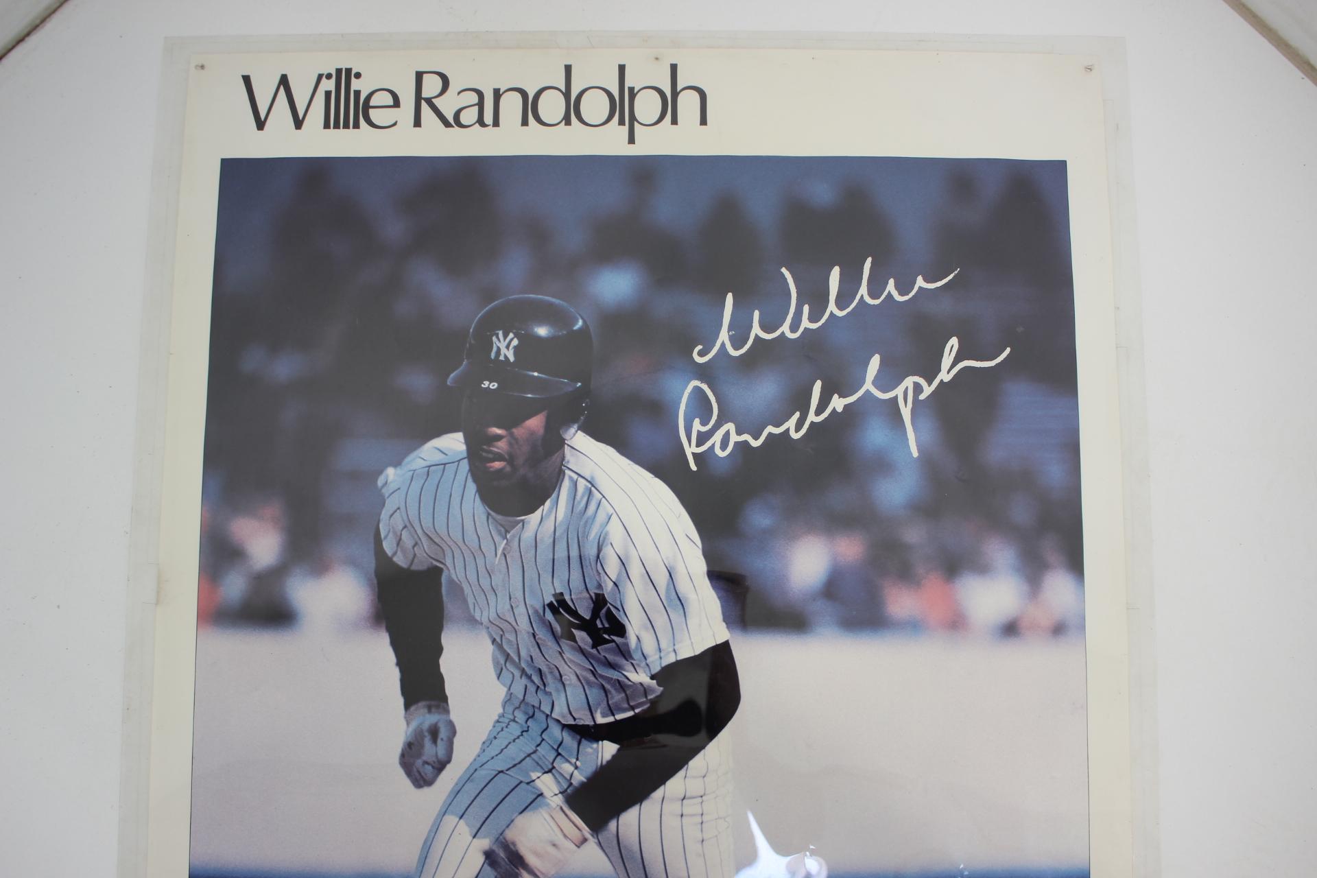 Late 20th Century MLB Poster Willie Randolph, 1978, United States of America For Sale