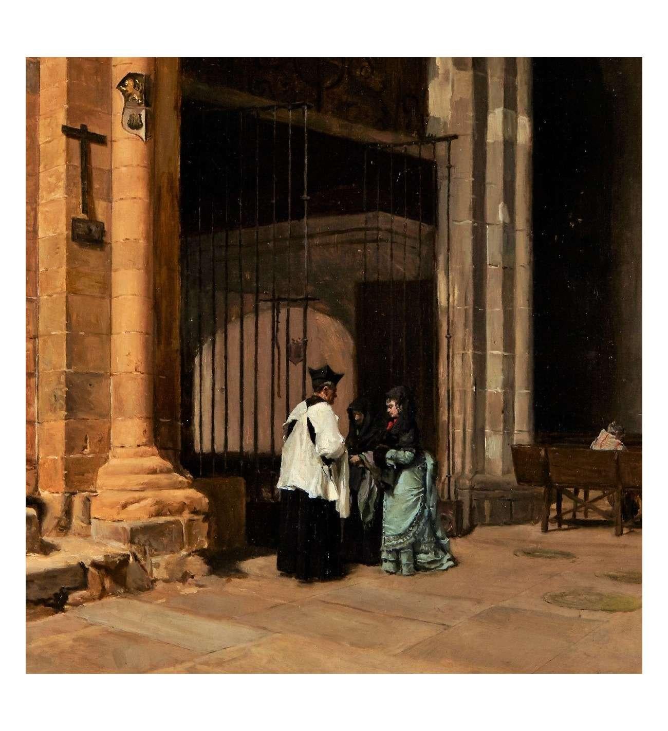 Interior Painting Mélida y Alinari Enrique - L'intérieur de l'église -  Mélida Y Alinari Enrique