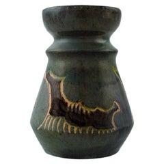 Møller & Bøgely:: Danemark:: Vase Art nouveau en céramique émaillée:: vers 1920