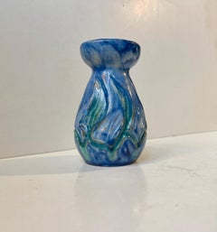 Møller & Bøgely, Denmark, Glazed Art Nouveau Pottery Vase